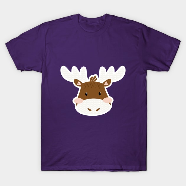 Little Moose T-Shirt by evelyn.ilustra